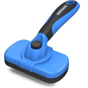 swihauk self cleaning slicker brush skin friendly deshedding grooming tool for dogs & cats, suitable for shedding & haired pets, with pet supplies...